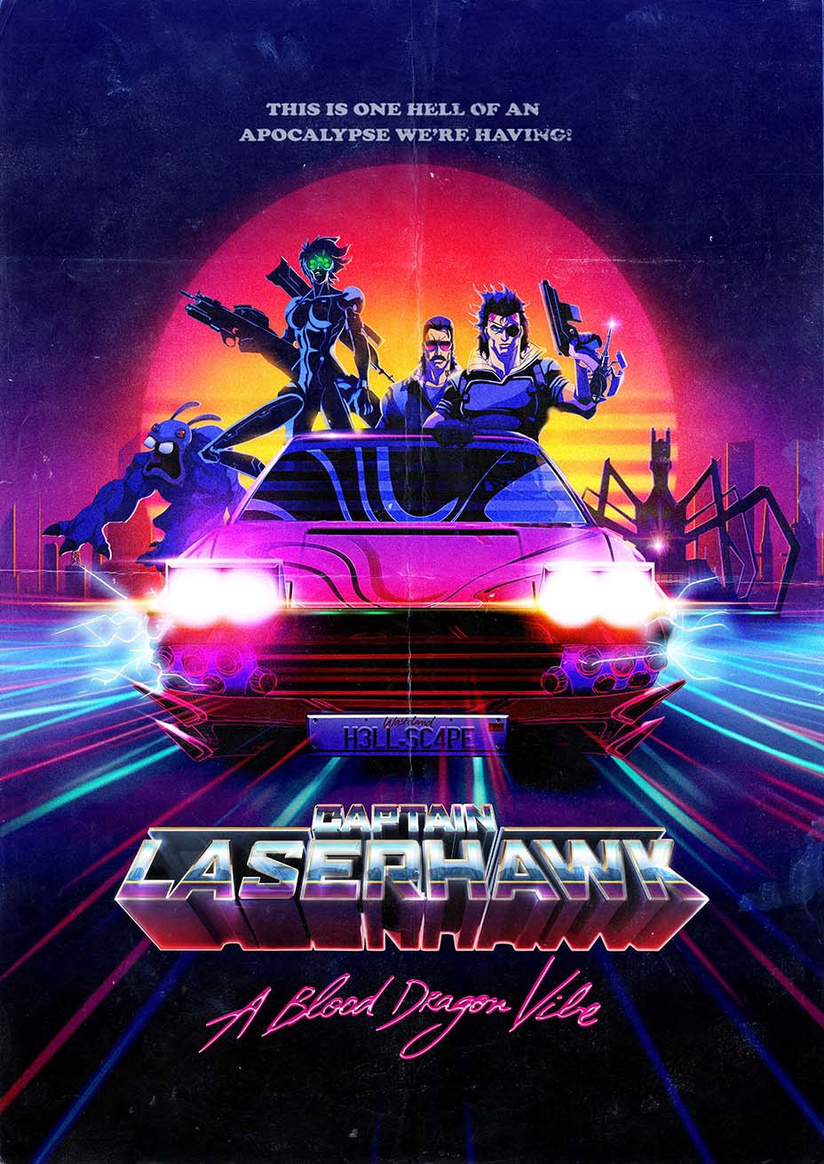 Đội Trưởng Laserhawk: Blood Dragon Remix | Captain Laserhawk: A Blood Dragon Remix (2023)