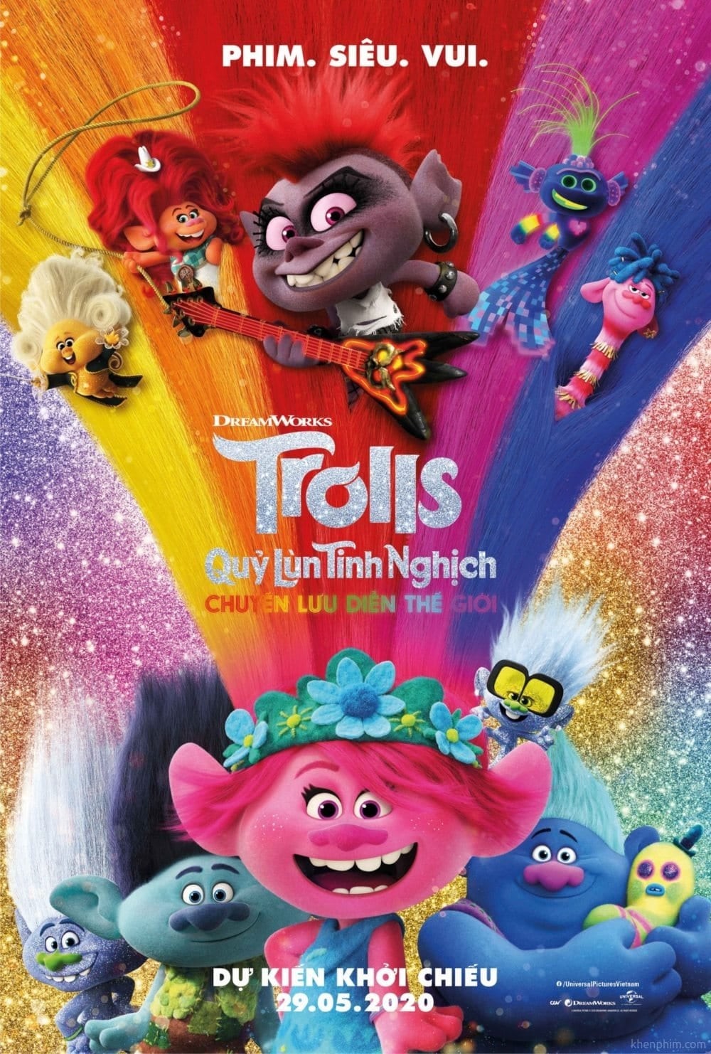 Quỷ Lùn Tinh Nghịch: Chuyến Lưu Diễn Thế Giới | Trolls World Tour (2020)